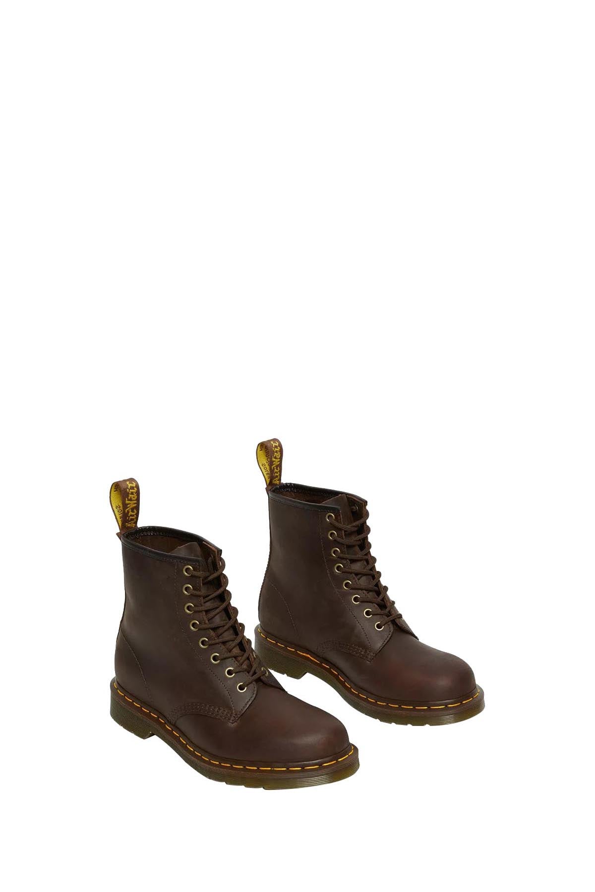 DR MARTENS Dr Martens 1460 Crazy Horse Anfibio Uomo Marrone Marrone