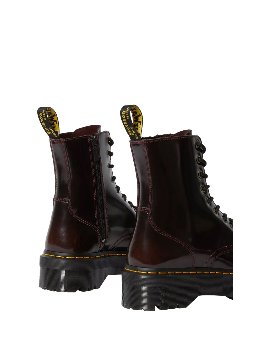 DR MARTENS Stivali Platform Dr. Martens Jadon Arcadia - Rosso Ciliegia CILIEGIA