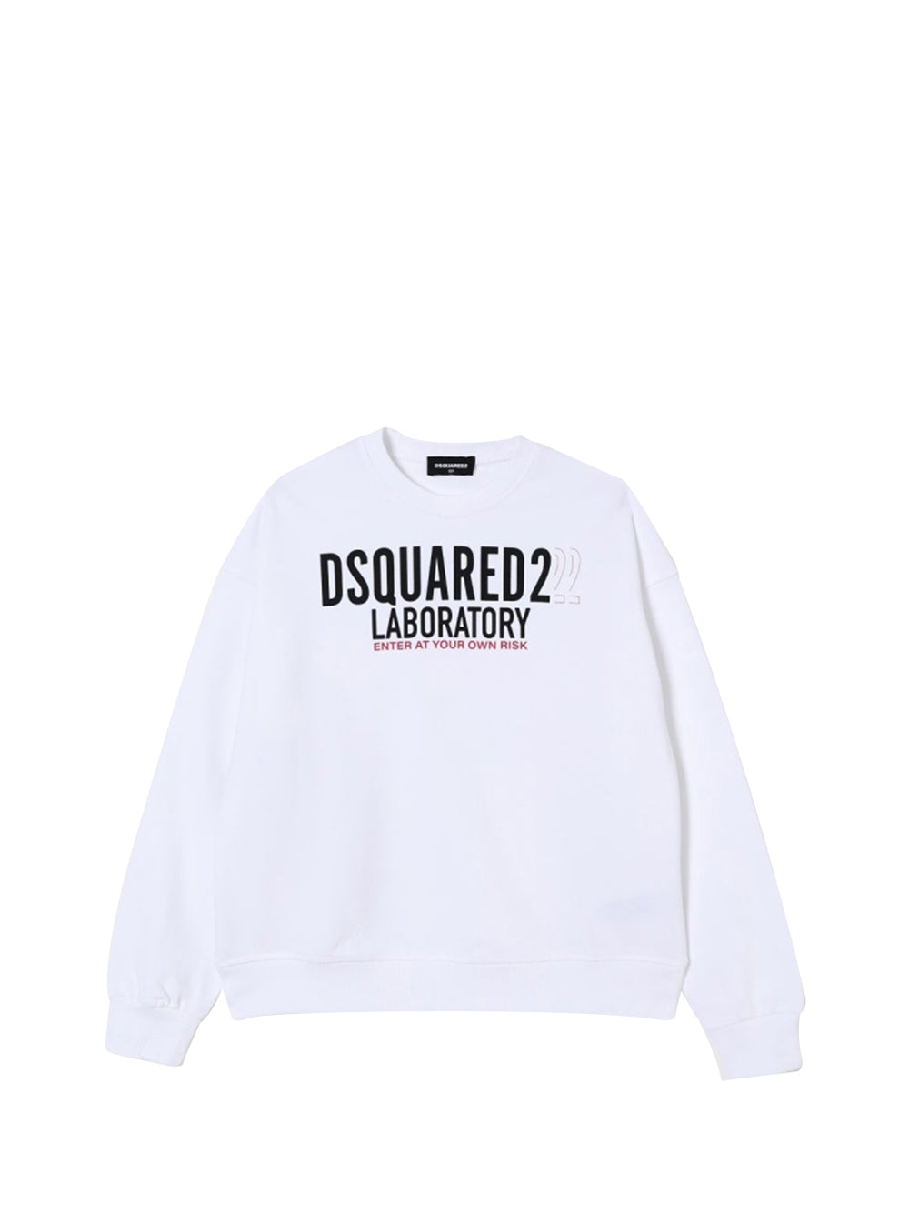 DSQUARED2 Felpa Dsquared D2S923U Loose Fit Bianco Bianco