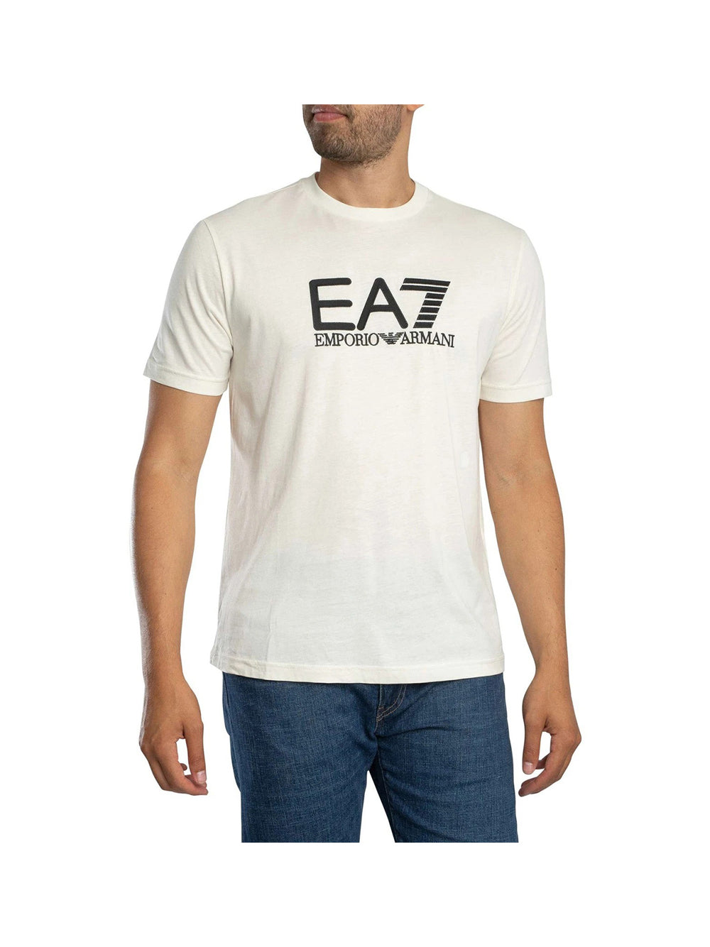EA7 Ea7 T-Shirt Uomo Crema/nero - Multicolore CREMA/NERO