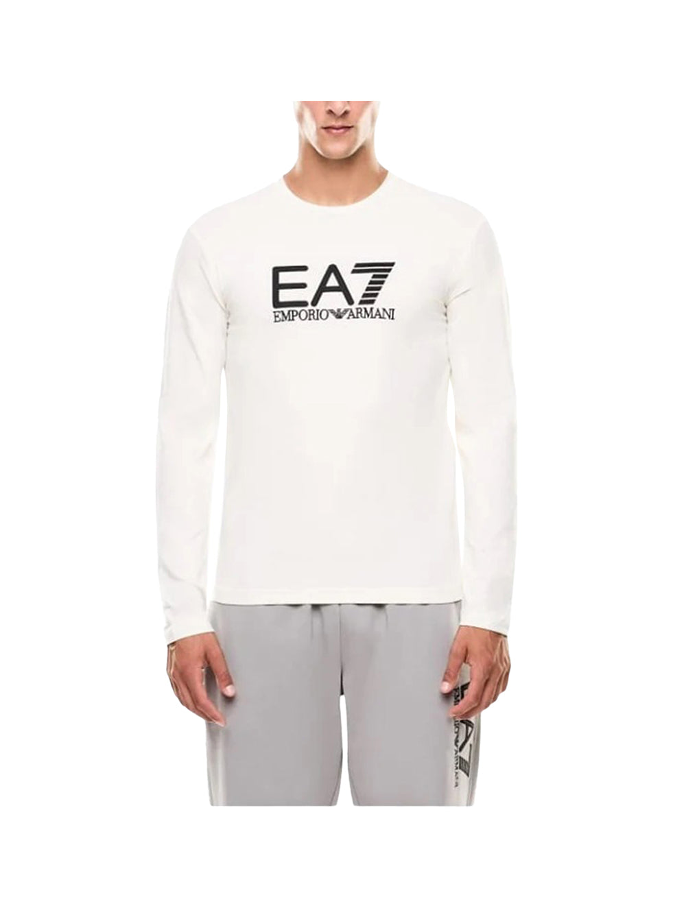 EA7 T-Shirt Ea7 A Maniche Lunghe - Crema VANILLA