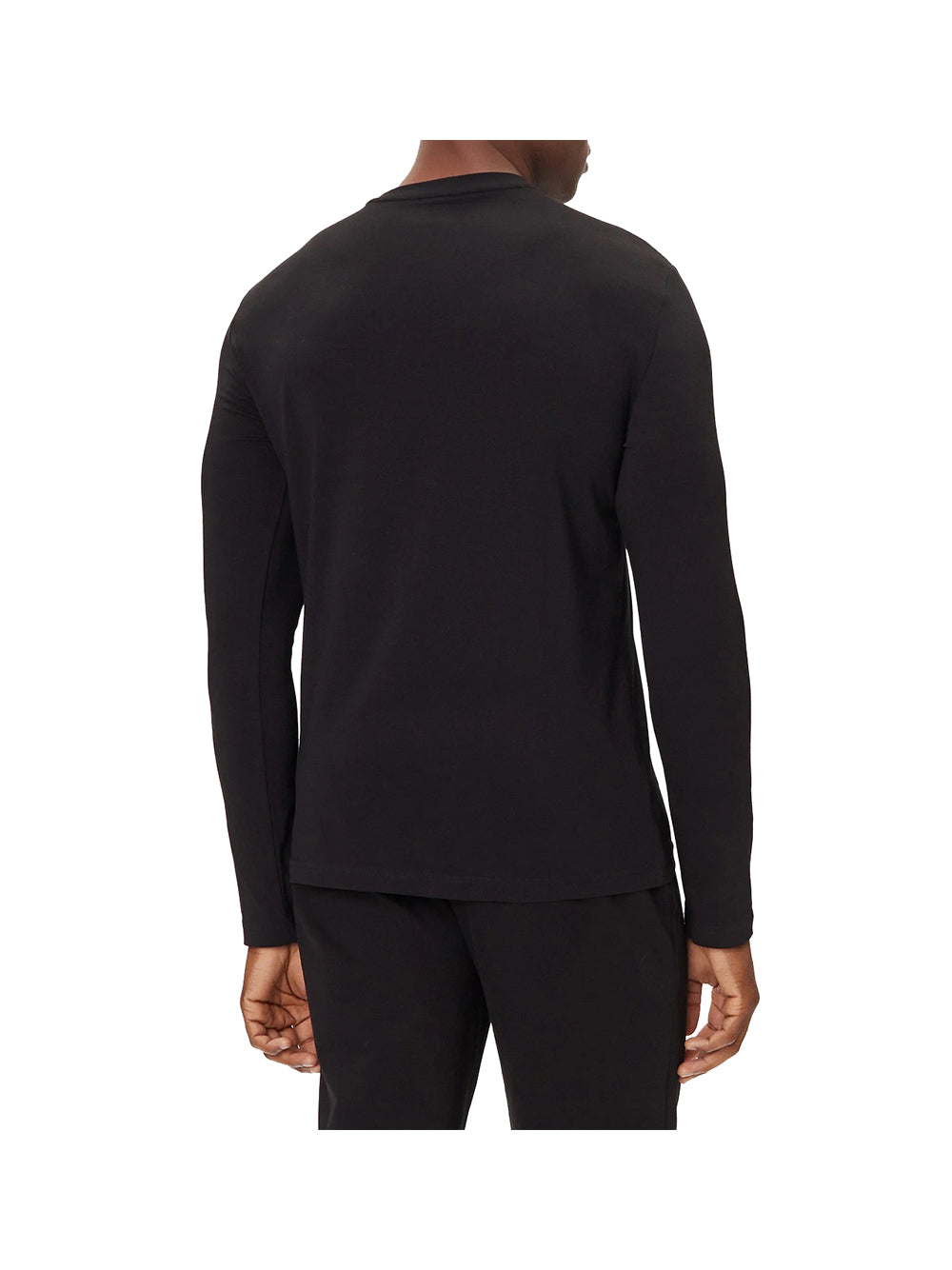 EA7 T-Shirt Ea7 A Maniche Lunghe - Nero Nero