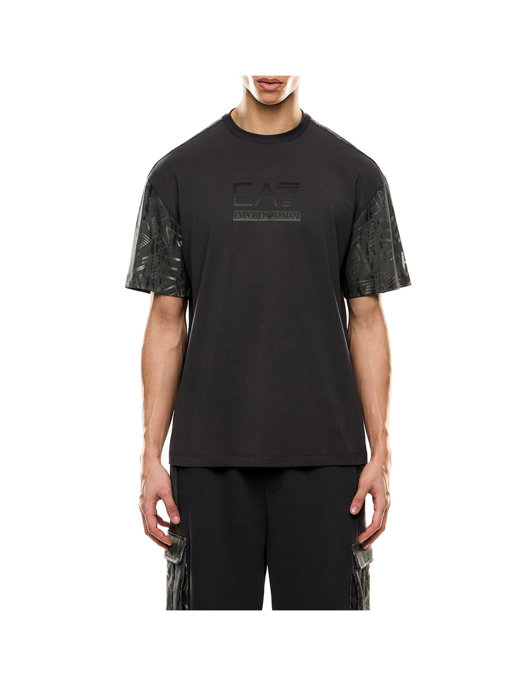 EA7 Ea7 T-Shirt Uomo Nero Nero
