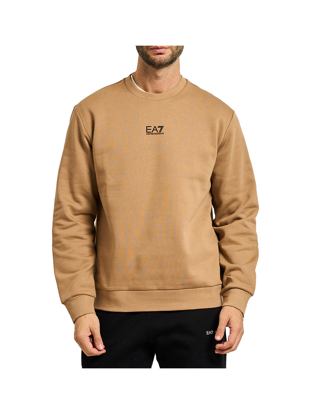 EA7 Felpa Girocollo Core Identity Ea7 - Beige Beige