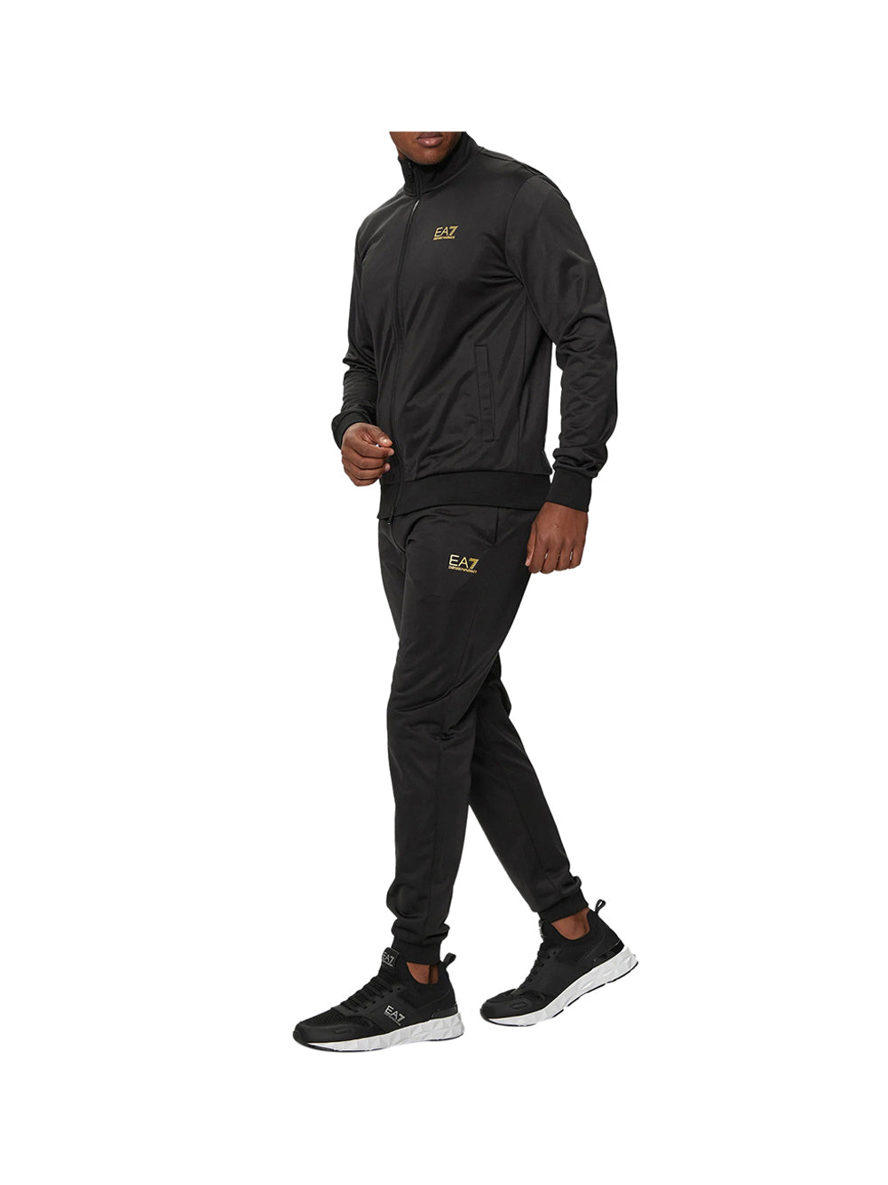 EA7 Ea7 Tracksuit Tuta Uomo Nero Nero