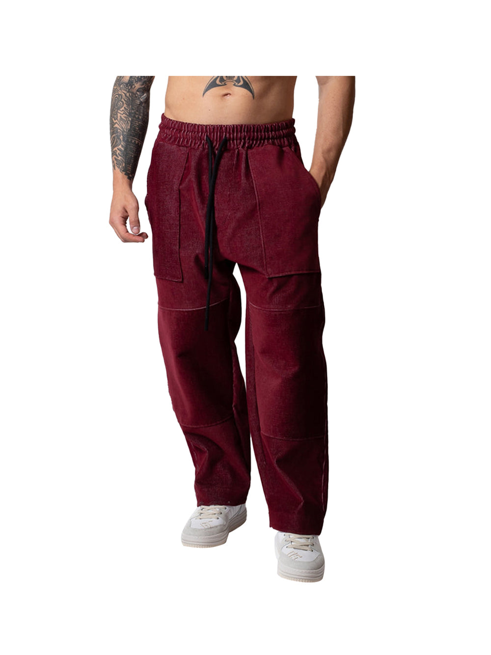 GAELLE PARIS Gaelle Paris Pantatuta GAABM01433 In Velluto Bordeaux Bordeau