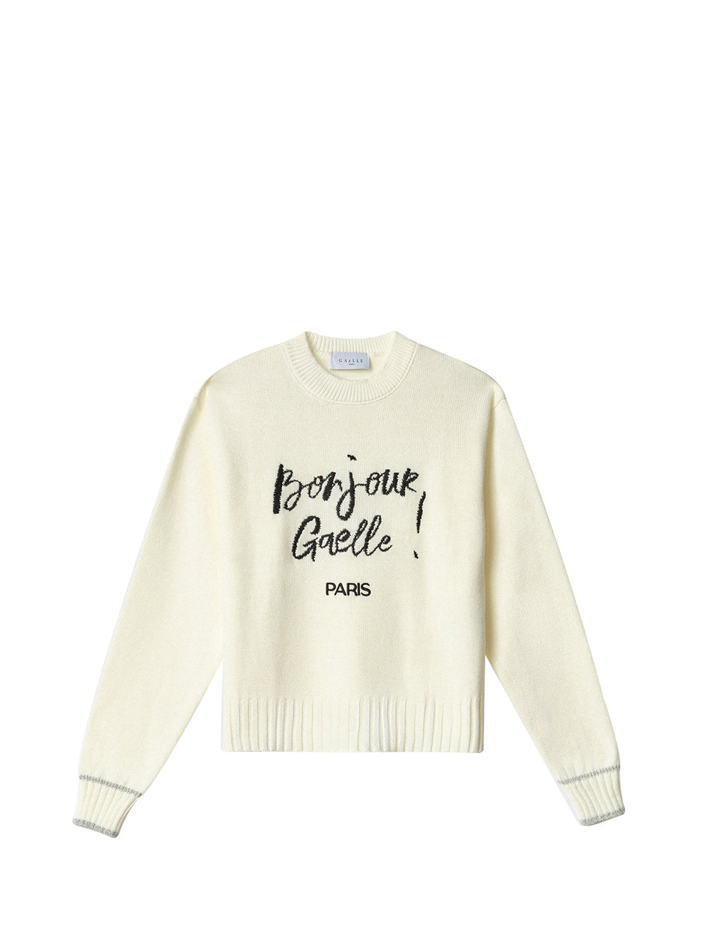 GAELLE PARIS Gaelle Paris Pullover In Maglia Rasata - Burro BURRO