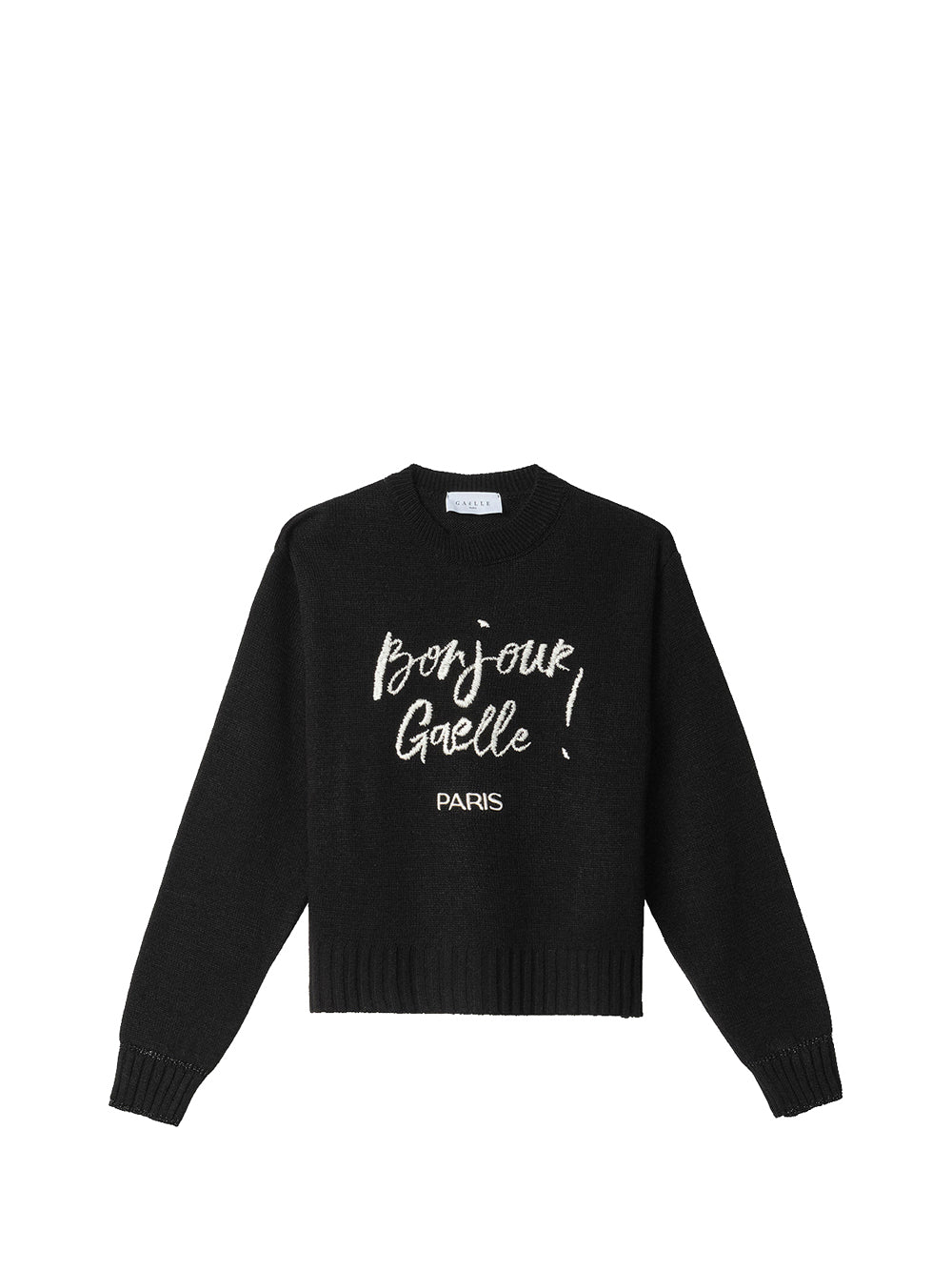 GAELLE PARIS Gaelle Paris Pullover In Maglia Rasata - Nero Nero