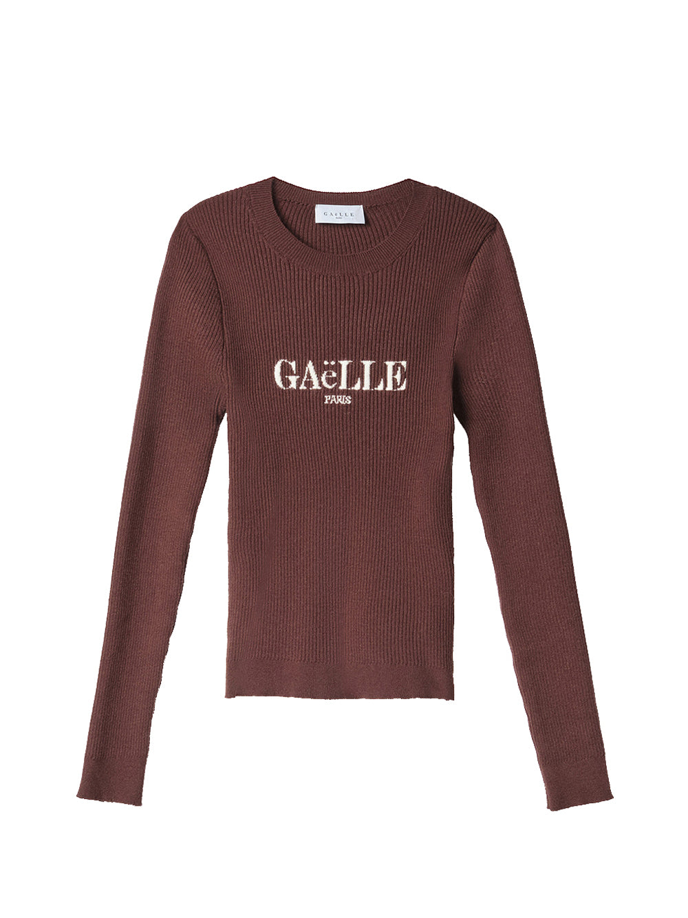 GAELLE PARIS Gaelle Paris Pullover Paricollo In Maglia A Coste - Marrone Marrone