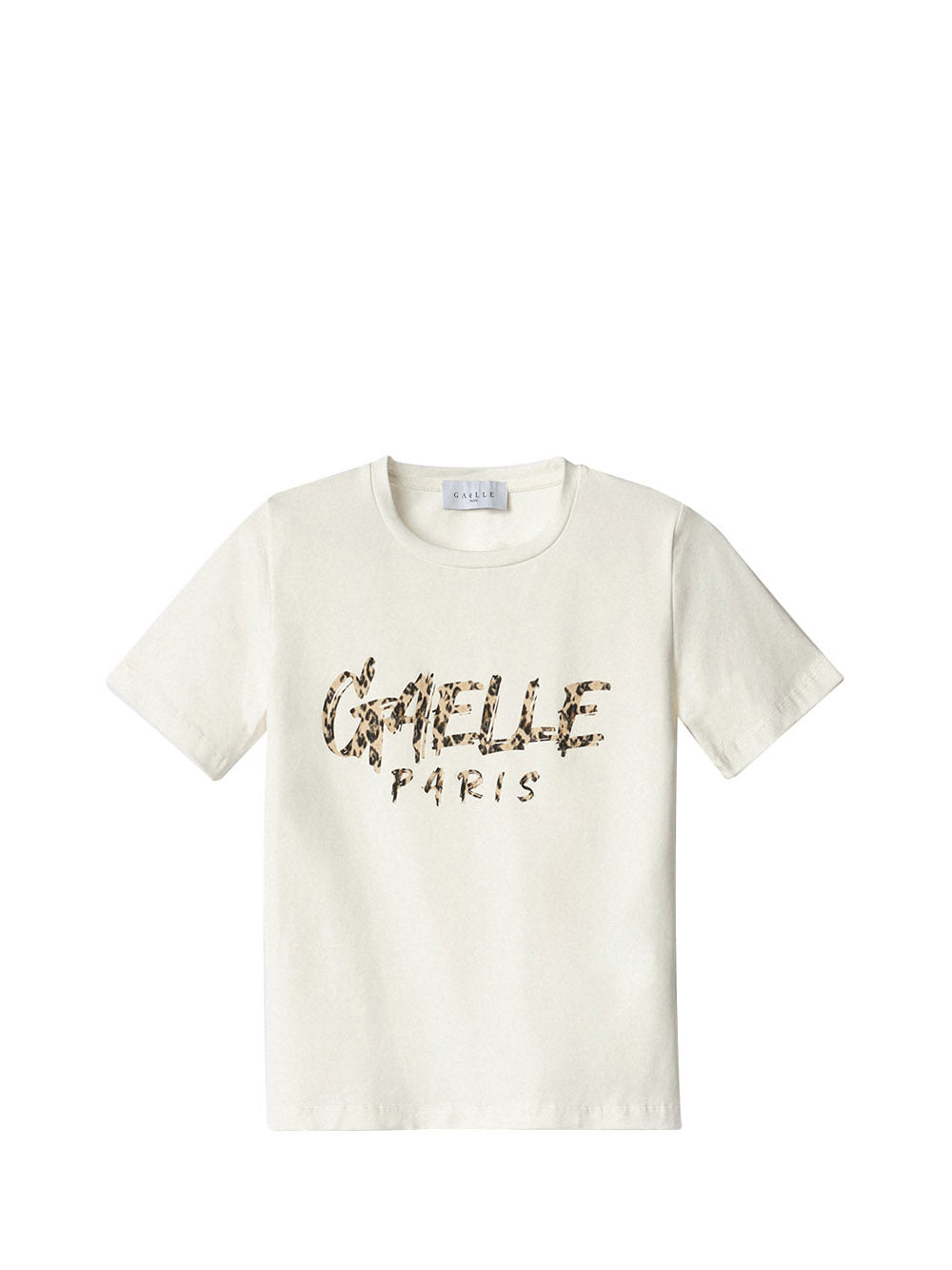 GAELLE PARIS Gaelle Paris T-Shirt In Bielastico Mezza Manica - Bianco Bianco