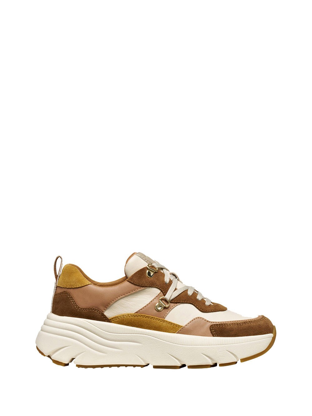 GEOX Sneakers Geox Diamanta - Marrone/Beige Mud/beige