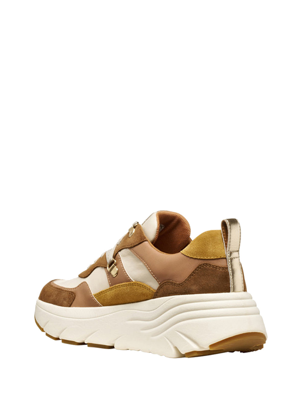GEOX Sneakers Geox Diamanta - Marrone/Beige Mud/beige