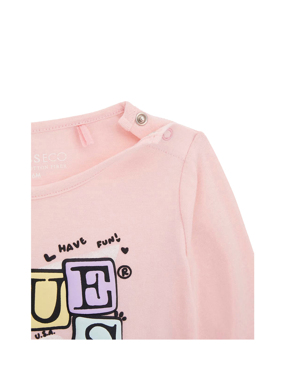 GUESS 1 USCITA Guess Ls T-Shirt Baby Bimba - Rosa Rosa