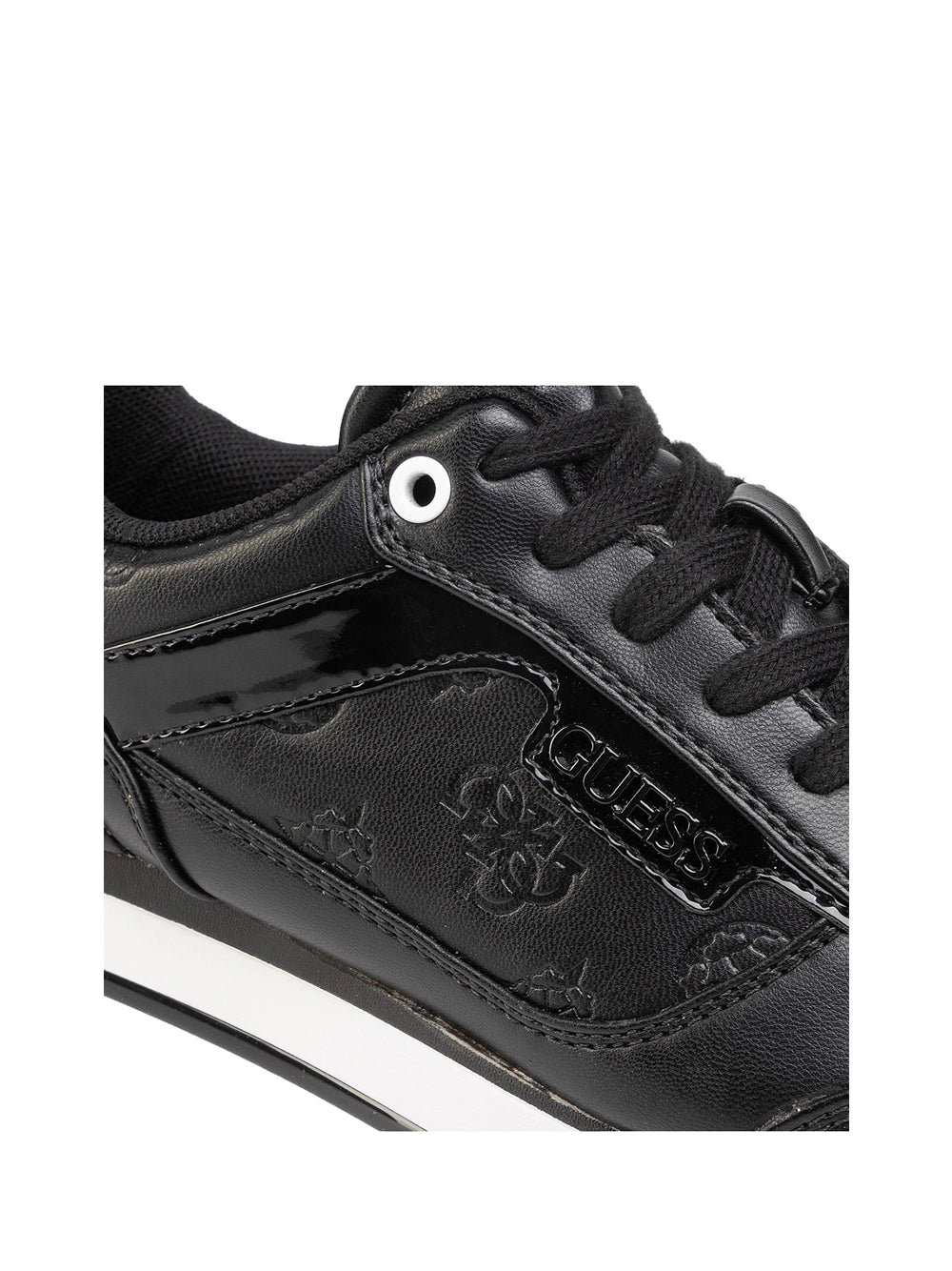 GUESS 1 USCITA Guess Sneakers Hansin/Active Lady/Leather Lik Donna Blkbl - Nero Blkbl