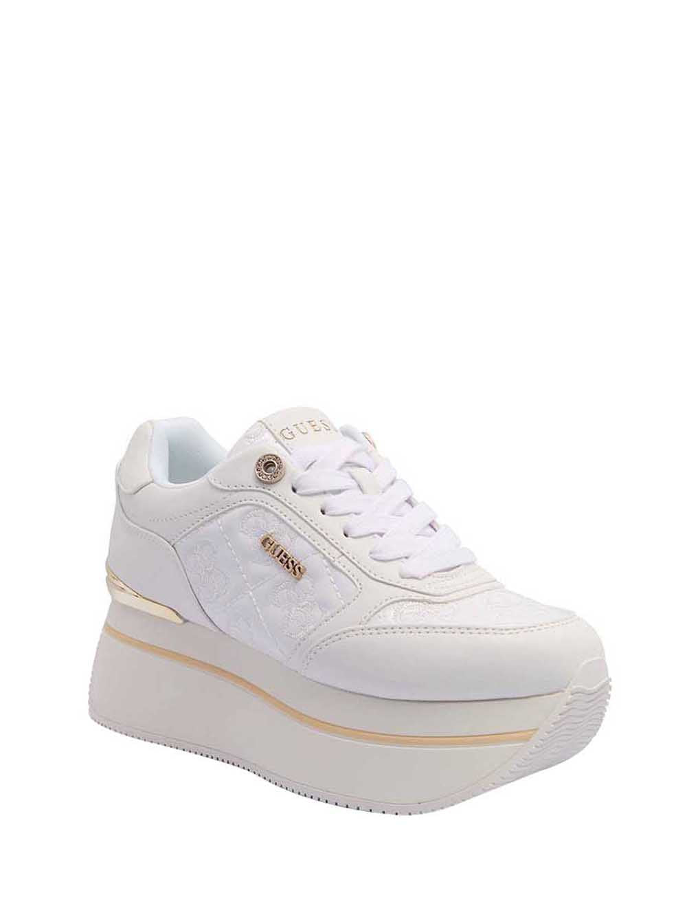 GUESS 1 USCITA Guess Camrio9 Sneakers Donna White - Bianco WHITE