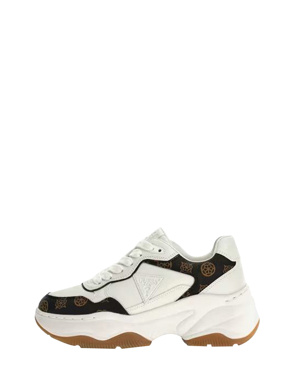 GUESS 1 USCITA Guess Sneakers Hapyy3 - Bianco/Marrone BIANCO/MARRONE