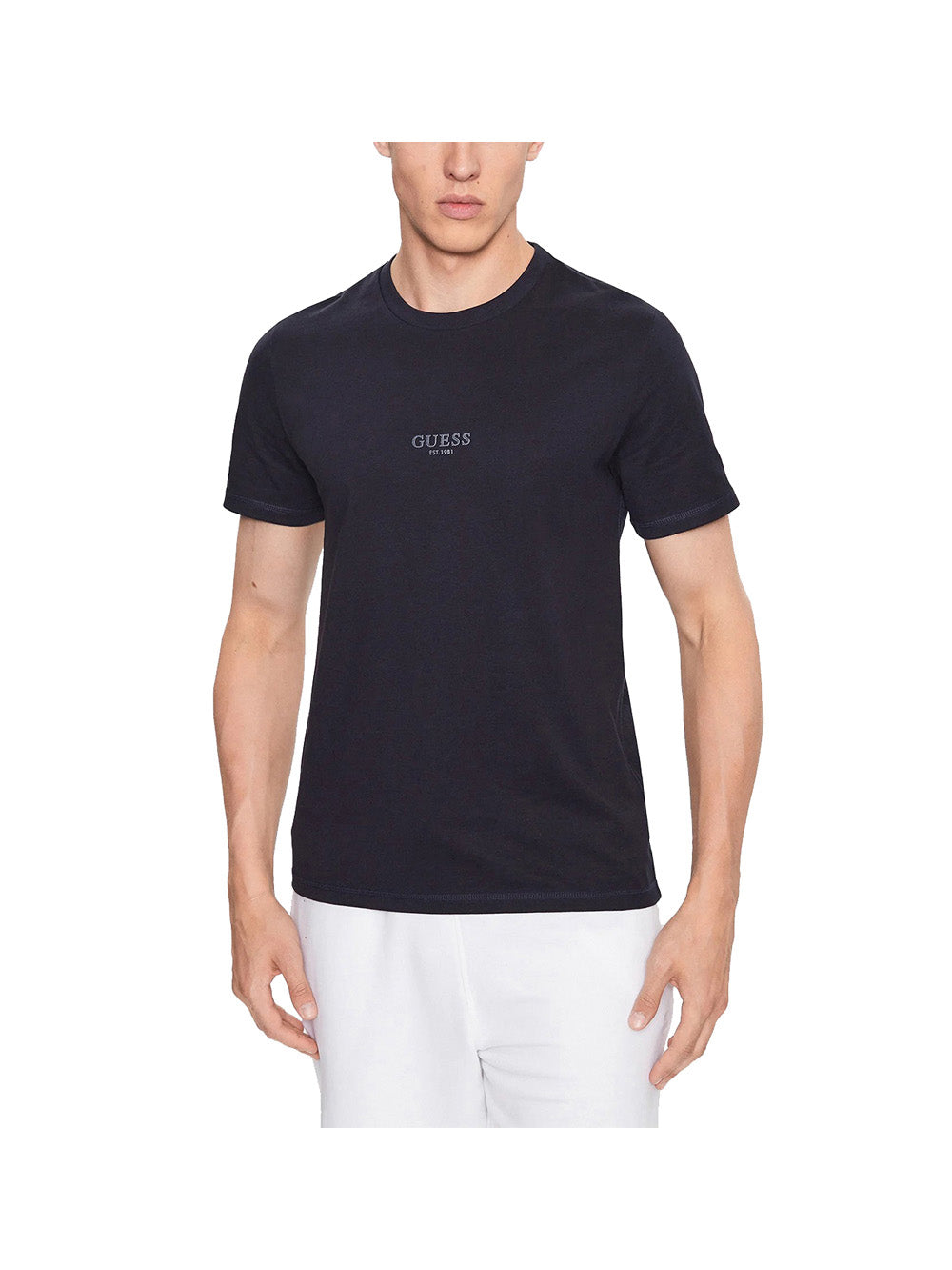GUESS 1 USCITA Guess T-Shirt Aidy Cn Ss TeeUomo Blu Blu