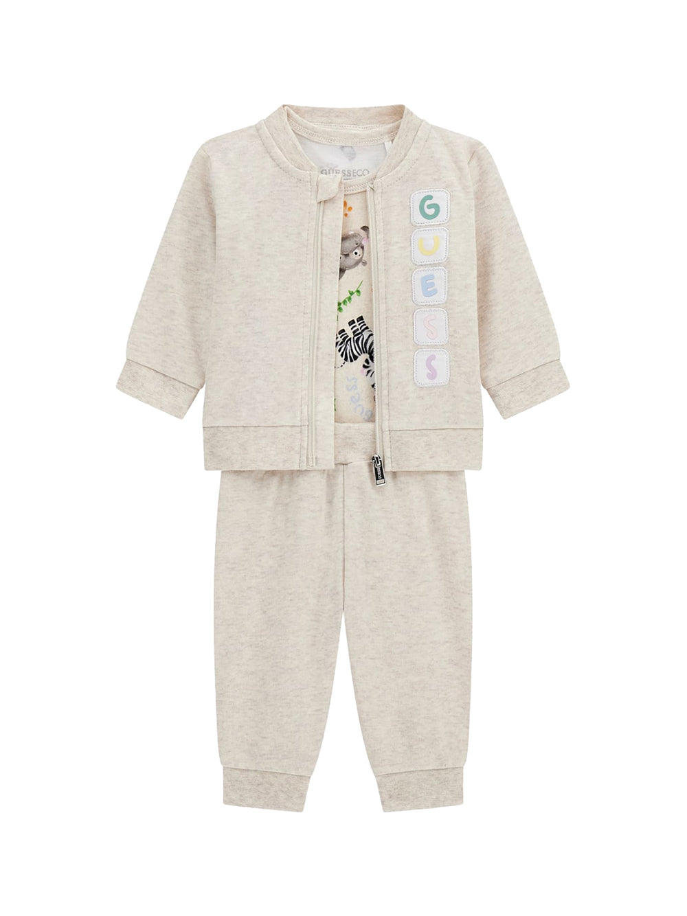 GUESS 1 USCITA Guess Active Coordinato Unisex Bimbo Beige Beige