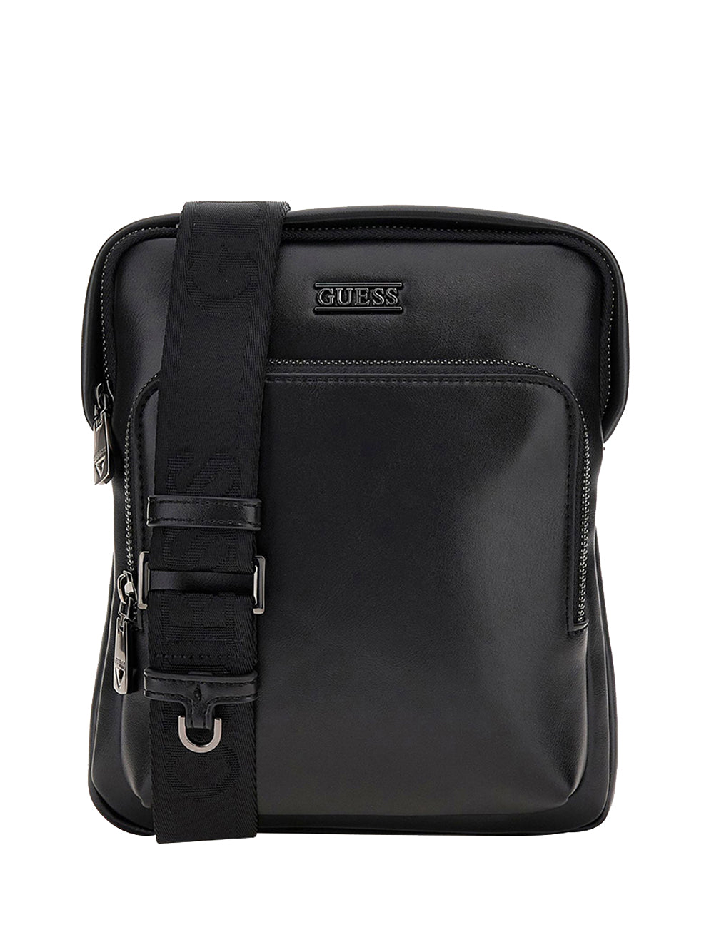 GUESS 1 USCITA Guess Borsa a Tracolla Boston Crossbody Flat Uomo Black - Nero BLACK