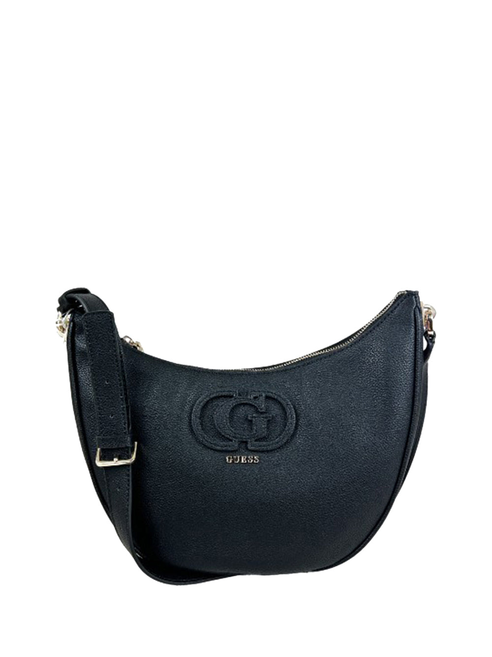 GUESS 1 USCITA Guess Borsa a Tracolla Calebra Hobo Shoulder Bag Donna Black - Nero BLACK