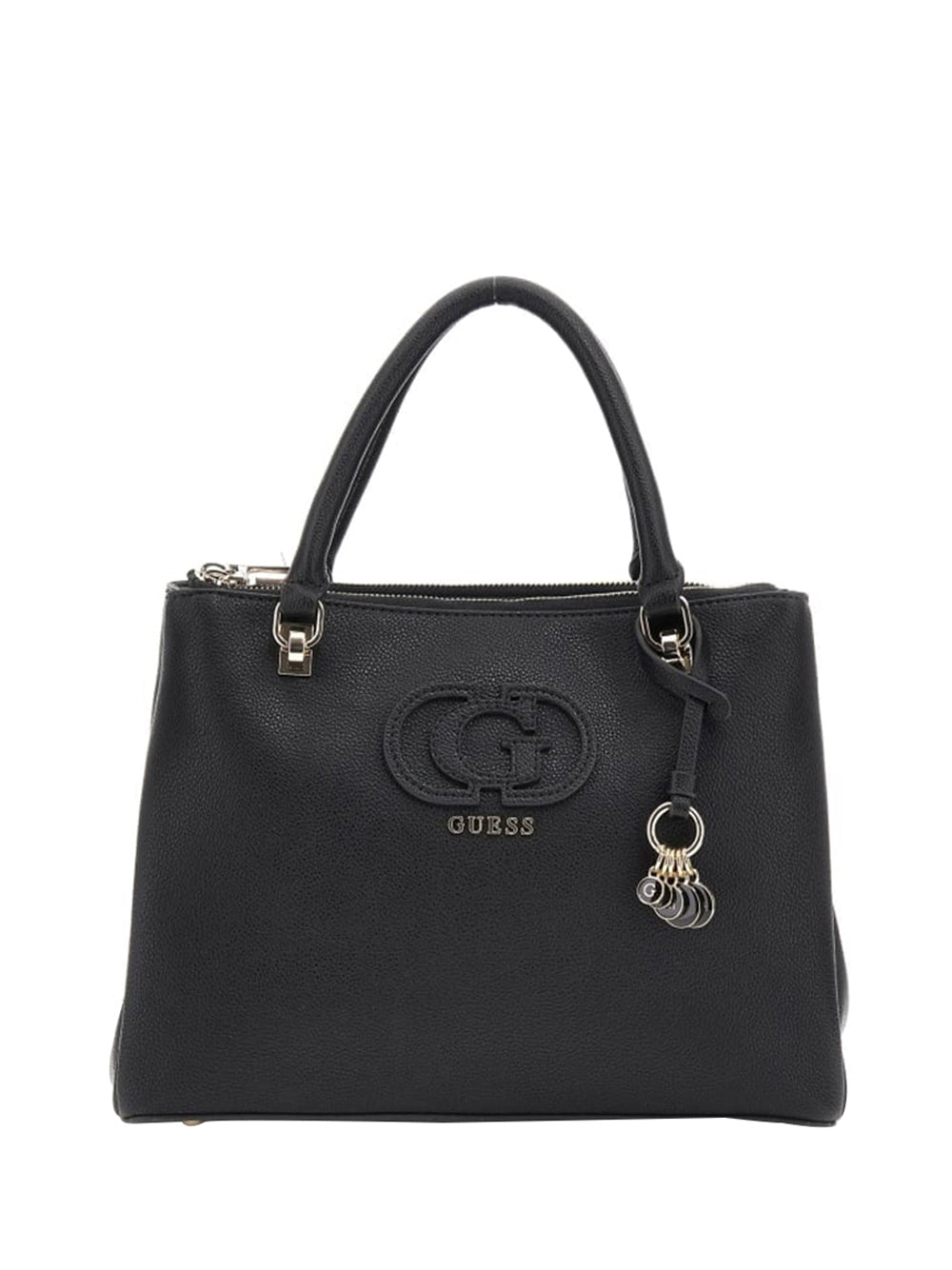 GUESS 1 USCITA Borsa A Tracolla Calebra Hobo Status Satchel Donna Nero Nero