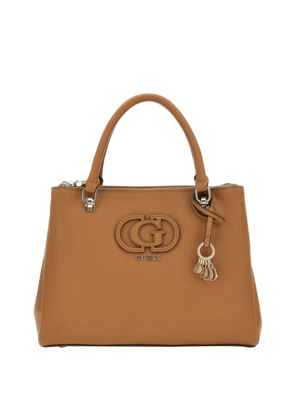 GUESS 1 USCITA Borsa A Tracolla Calebra Hobo Status Satchel Donna Marrone Marrone