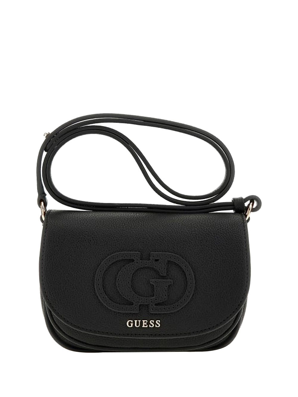 GUESS 1 USCITA Guess Borsa a Tracolla Calebra Mini Cnvrtbl Xbdy Flap - Nero Nero