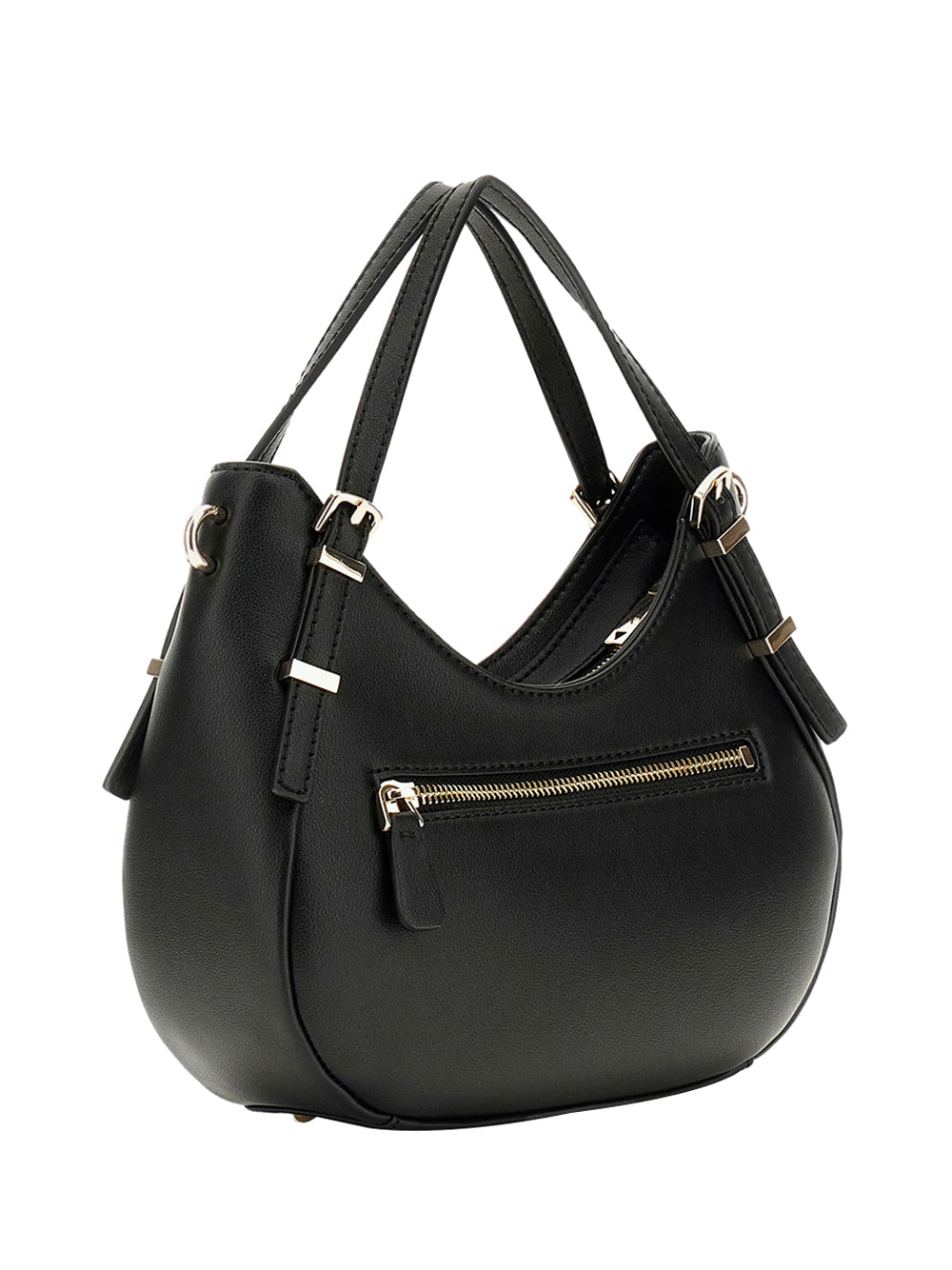 GUESS 1 USCITA Guess Borsa A Spalla Lefia Small Satchel - Nero BLACK