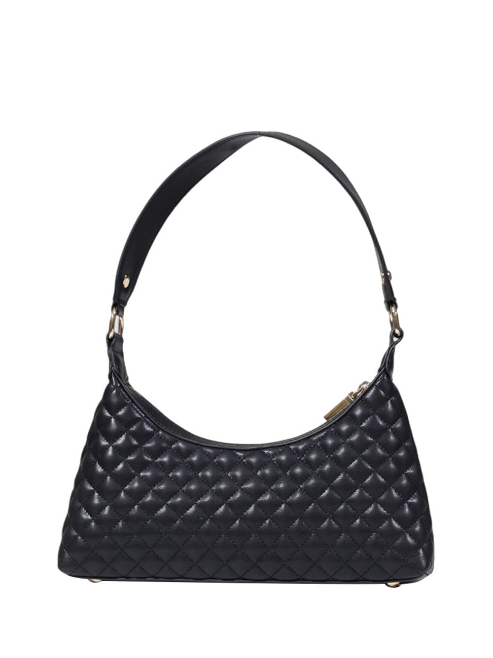 Guess Borsa A Spalla Everlee Top Zip Shoulder Bag Donna Nero