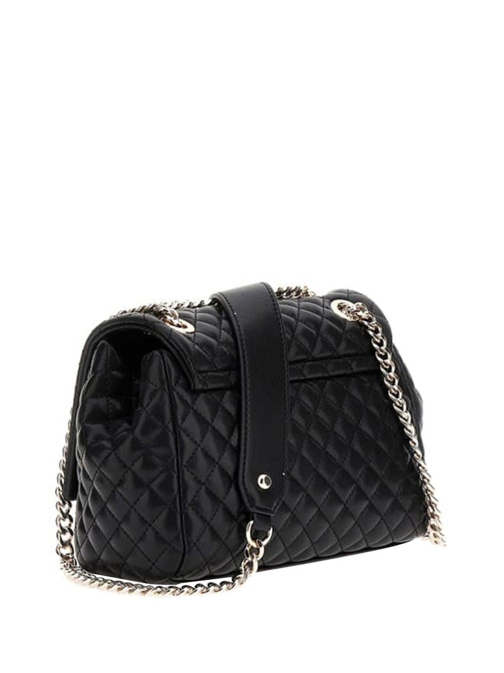 GUESS 1 USCITA Guess Everlee Convertible Xbody Flap Donna Nero BLACK