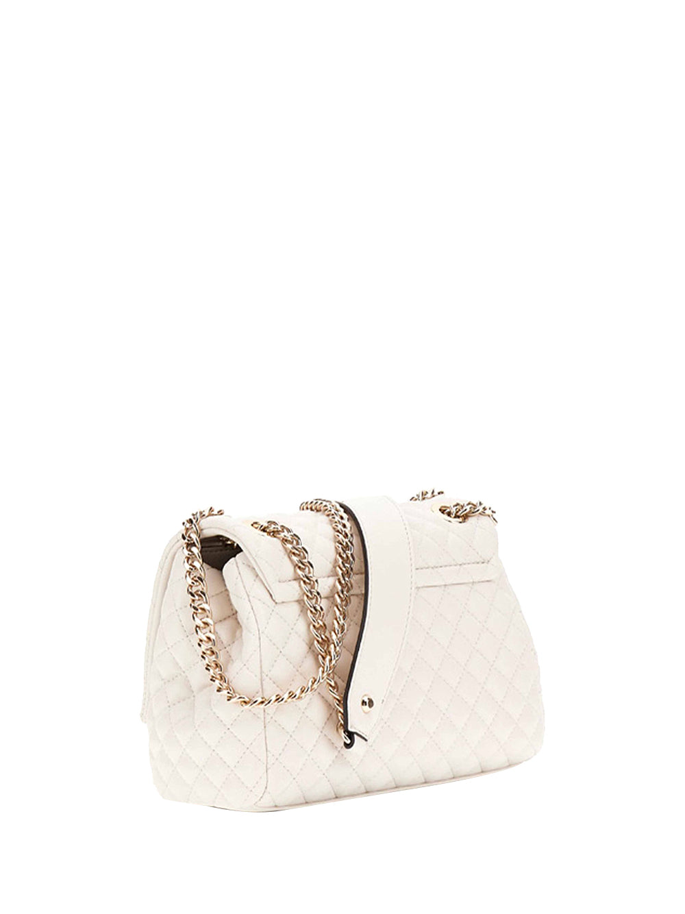 GUESS 1 USCITA Guess Borsa a Tracolla Everlee Convertible Xbody Flap Donna Bianco Bianco