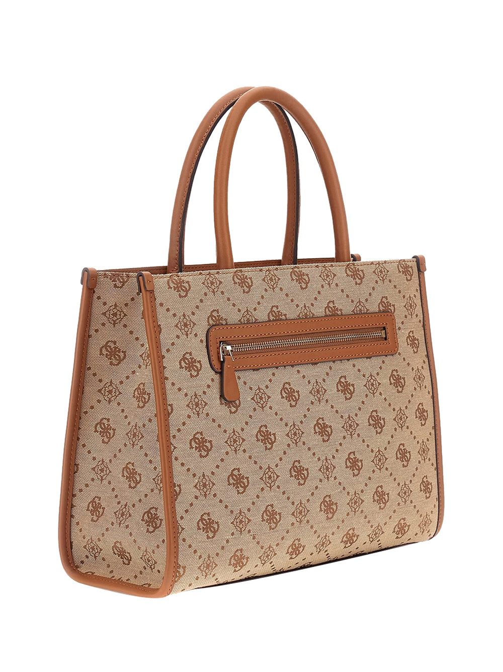 GUESS 1 USCITA Guess Neda 2 Comp Tote Borsa a Mano Donna Marrone Marrone