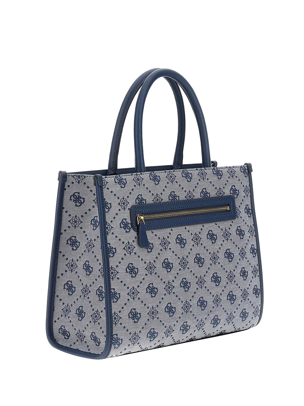 GUESS 1 USCITA Guess Neda 2 Comp Tote Borsa a Mano Donna Blu Blu