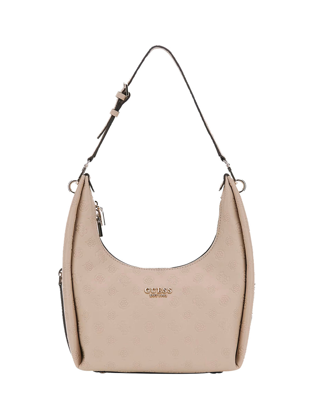 GUESS 1 USCITA Guess Borsa a Spalla Donna Simply Taupe Logo - Beige Simply Taupe Logo