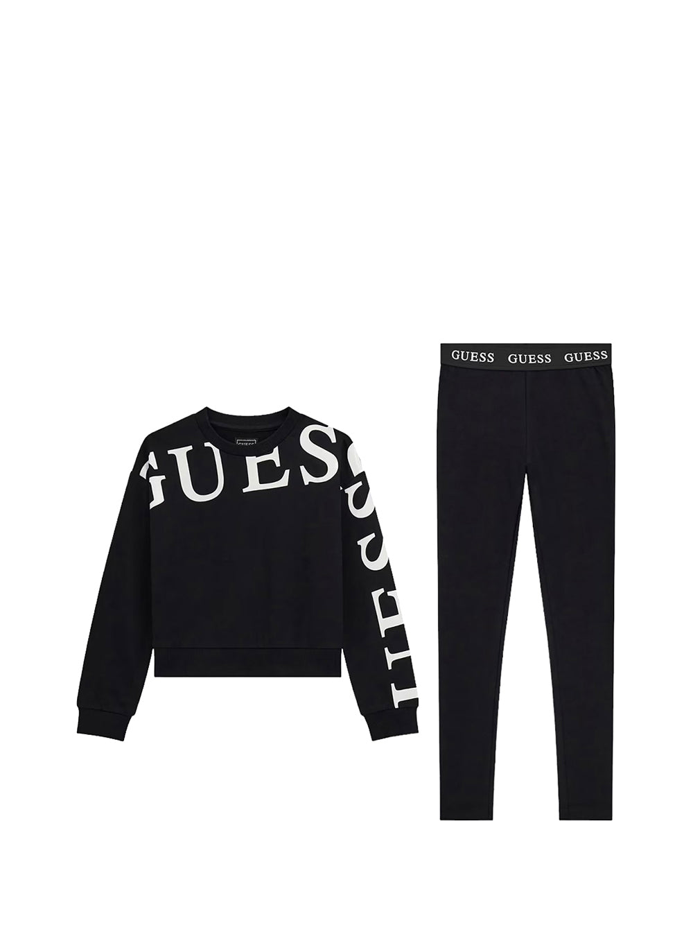 GUESS 1 USCITA Guess Coordinato Bambina Nero Nero