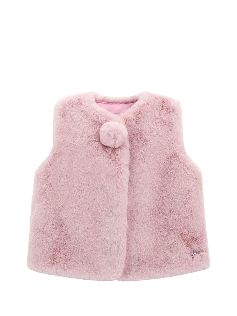 GUESS 1 USCITA Guess Faux Fur Sl Vest Abito Bambina Rosa Rosa