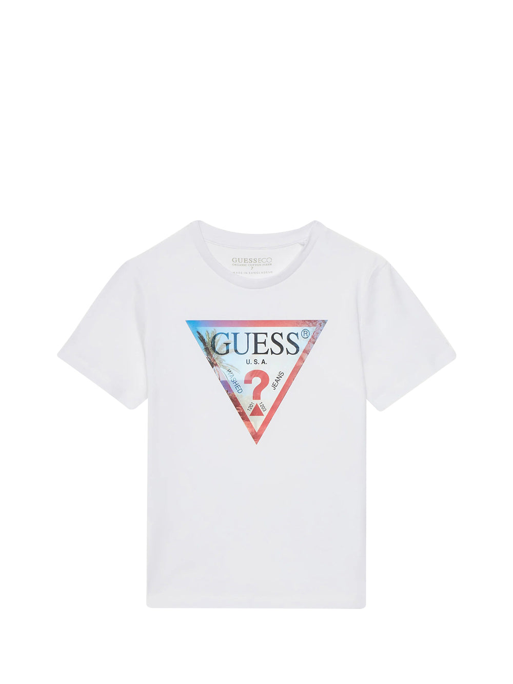 GUESS 1 USCITA Guess T-Shirt Ls - Bianco Bianco