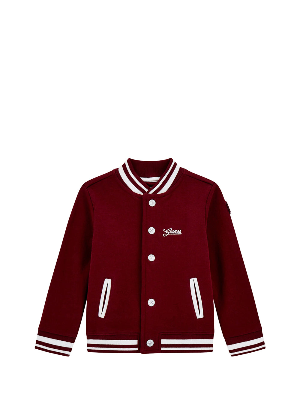 GUESS 1 USCITA Guess Giacca Bomber Ricamata Rosso VINO