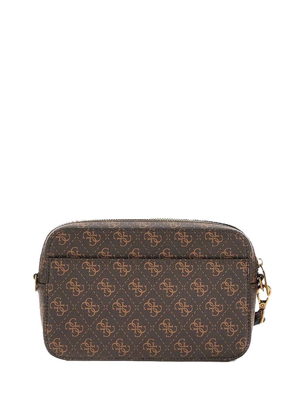 GUESS 1 USCITA Guess Pochette Milano Camera Bag S Uomo Brown/ochre - Marrone Brown/Ochre