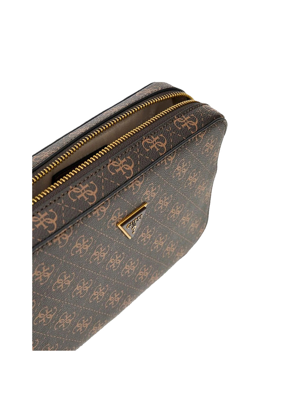 GUESS 1 USCITA Guess Pochette Milano Camera Bag S Uomo Brown/ochre - Marrone Brown/Ochre