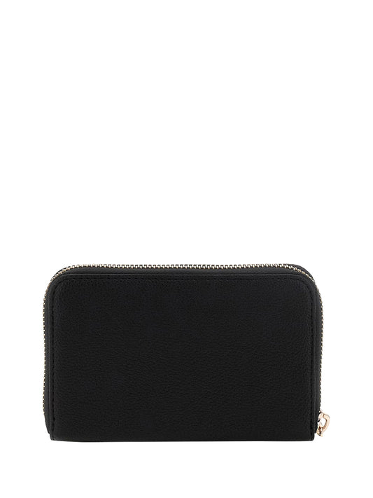 GUESS 1 USCITA Guess Calebra Slg Medium Zip Around Portafoglio Donna Black - Nero BLACK