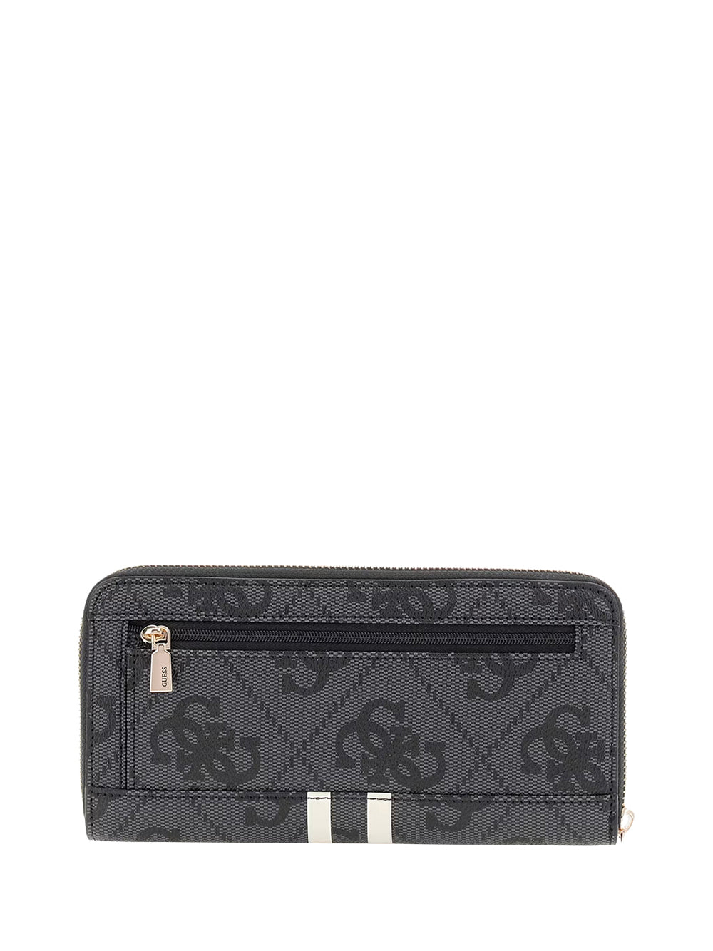 GUESS 1 USCITA Guess Portafoglio Laurel Ii Slg Large Zip Around Donna Nero Nero