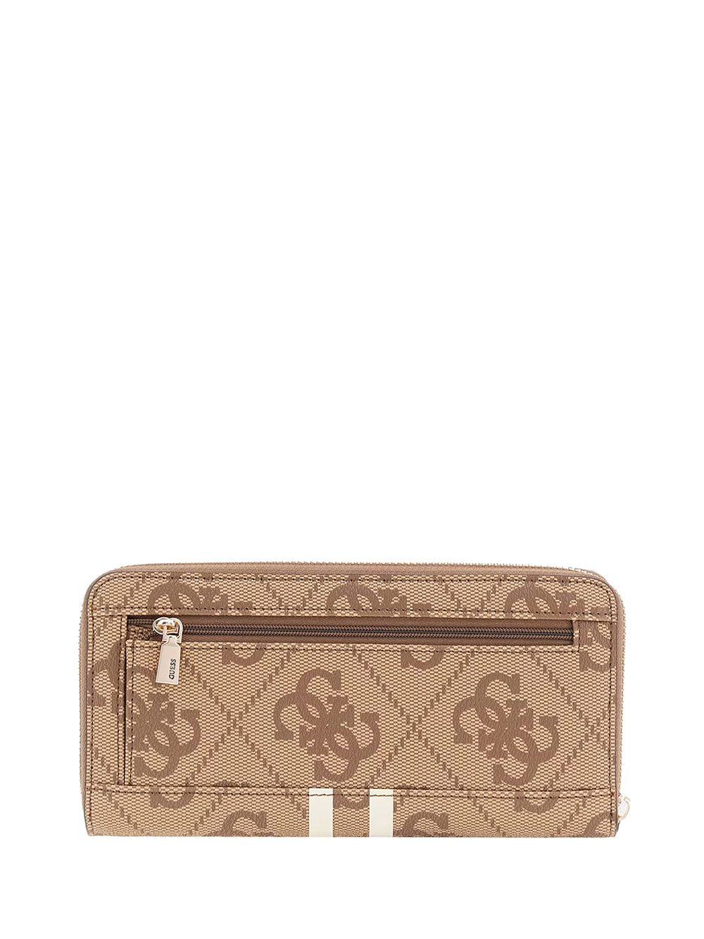 GUESS 1 USCITA Guess Portafoglio Laurel Ii Slg Large Zip Around Donna Marrone Marrone