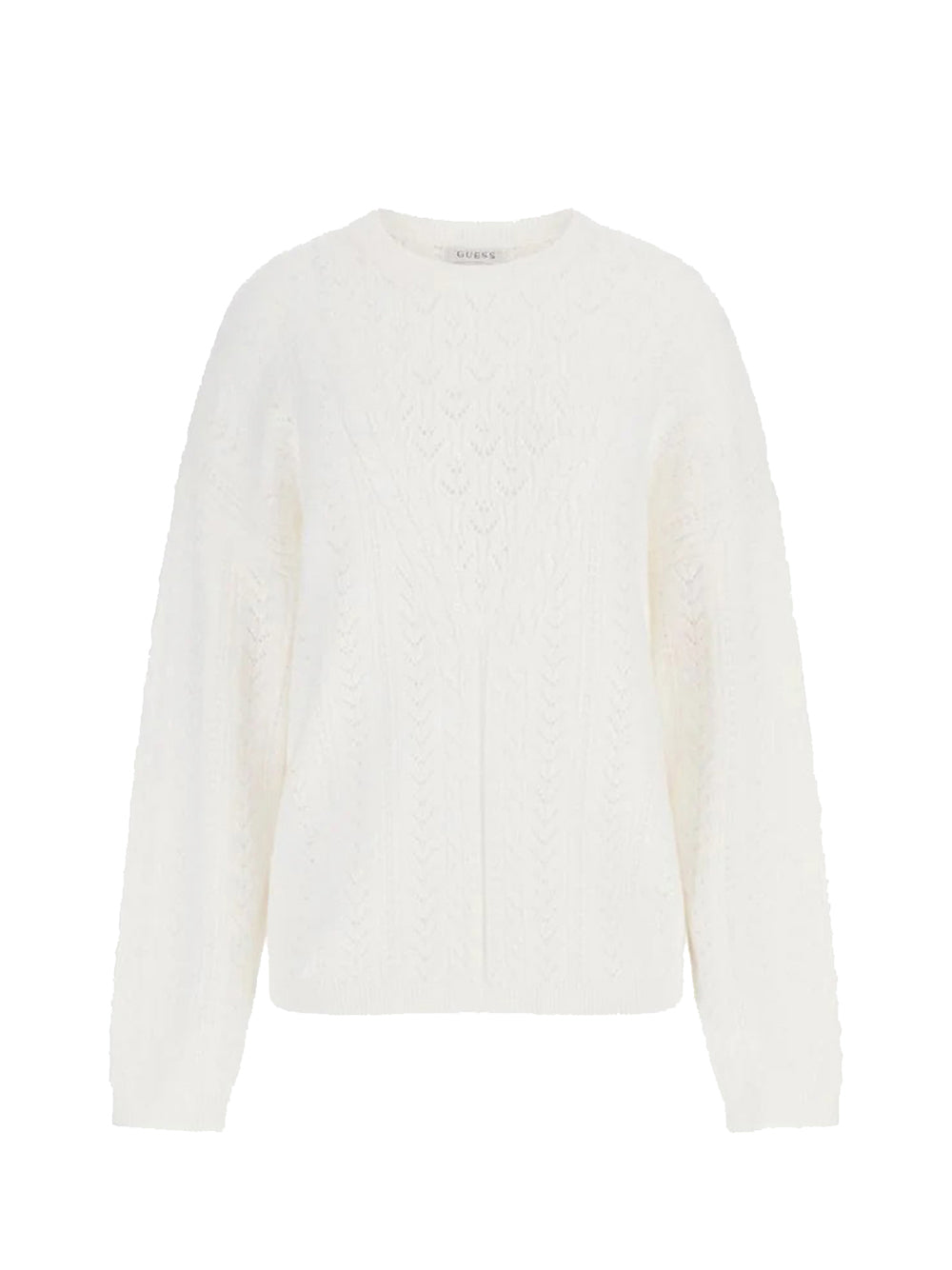 GUESS 1 USCITA Guess Maglione Ls Cn Sylvie Pointel Donna Bianco Bianco