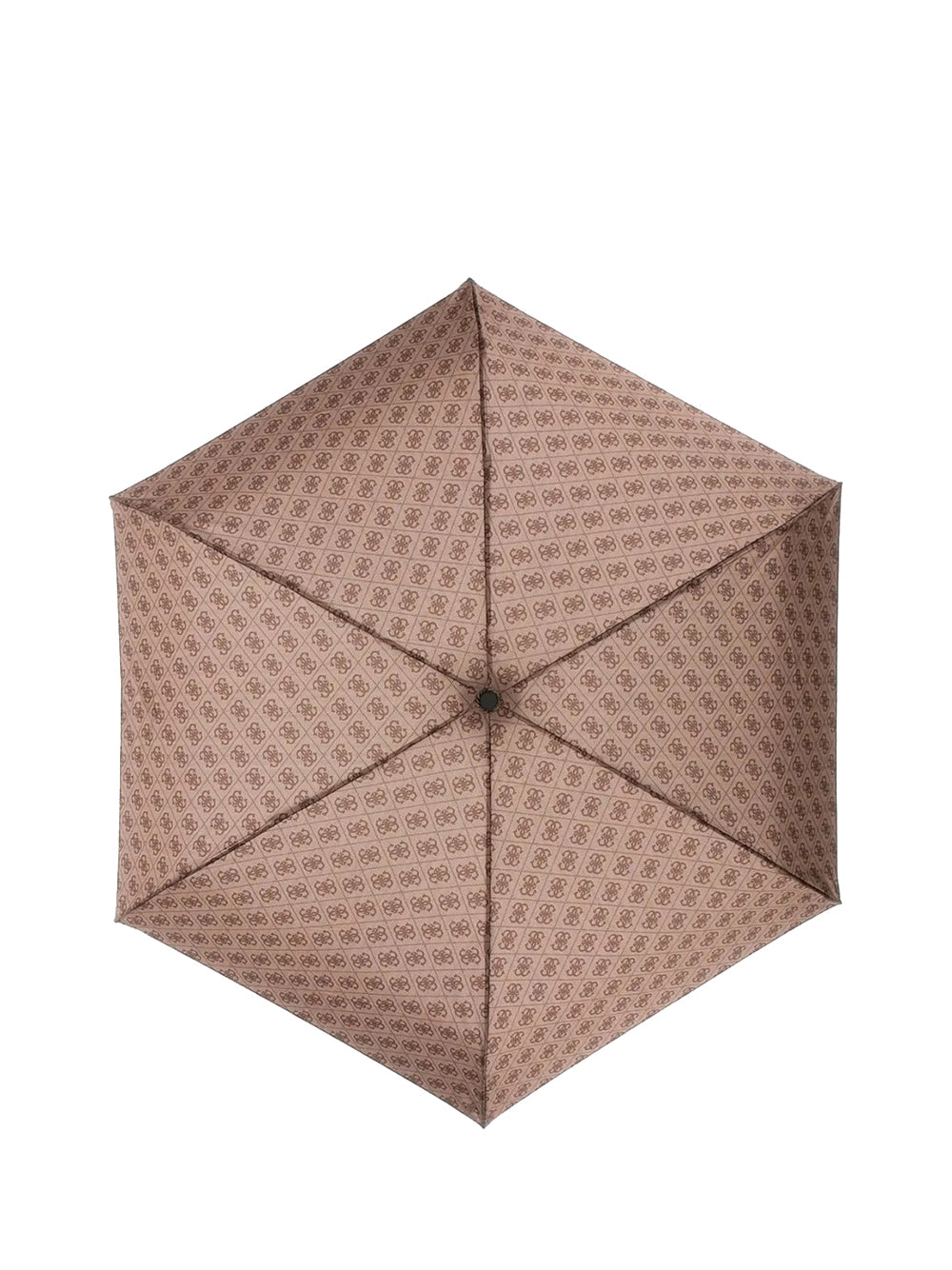 GUESS 2 USCITA Guess Ombrello Mini Open Close - Marrone Latte Logo