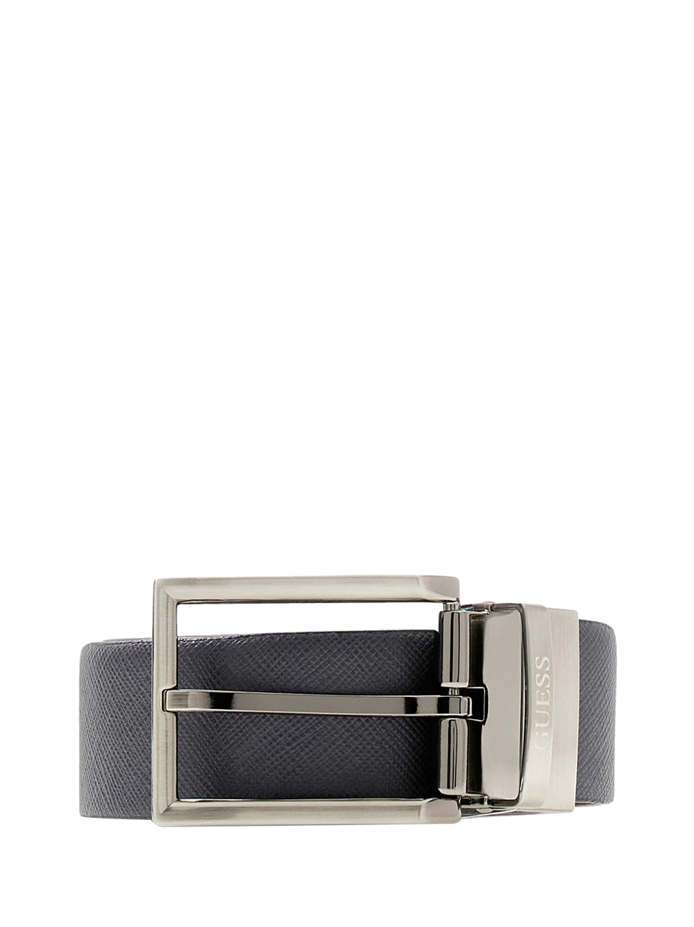 GUESS 2 USCITA Cintura Guess Saffiano Genuine Leather - Antracite Anthracite