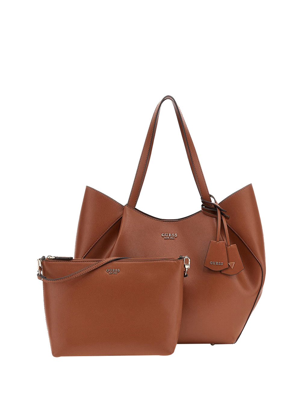 GUESS 2 USCITA Guess Shopper Donna Cognac - Marrone Cognac