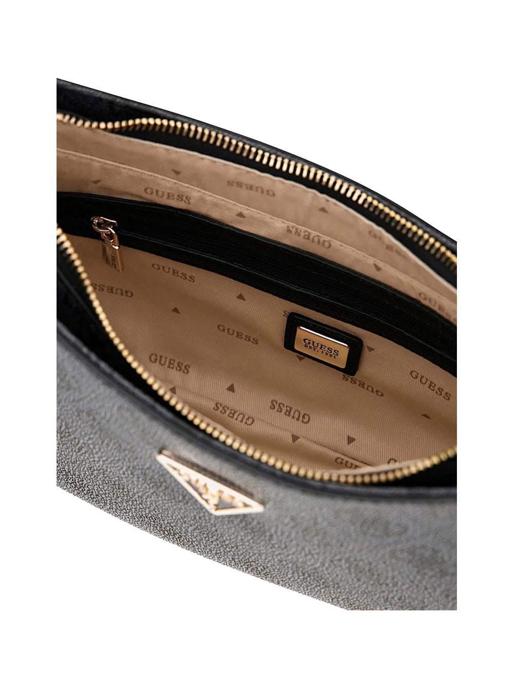 GUESS 2 USCITA Guess Borsa a Spalla Donna Nero Nero