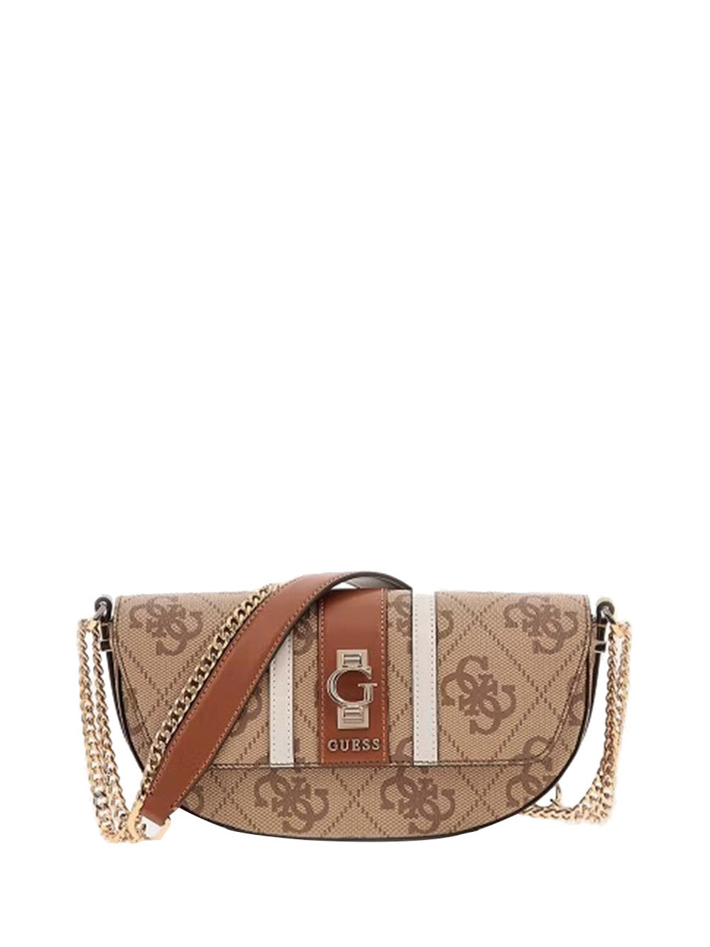 GUESS 2 USCITA Borsa a Tracolla Guess Erenia Convertible Xbody Flap - Marrone Marrone