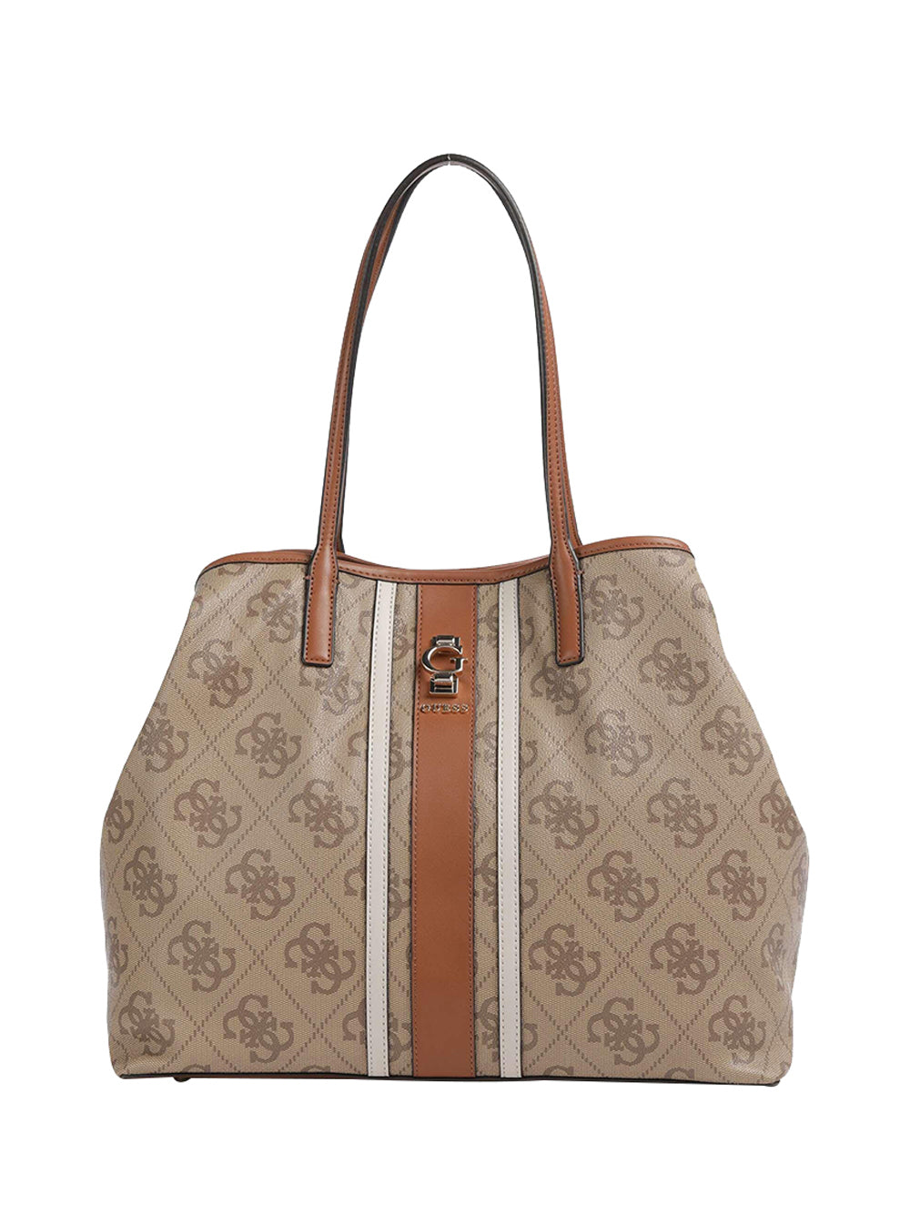 GUESS 2 USCITA Shopper Guess Erenia Large 2 In 1 Tote - Marrone Marrone